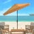 Safavieh Outdoor Valance 11ft Round Umbrella - Yellow For Sale - Image 4 of 5