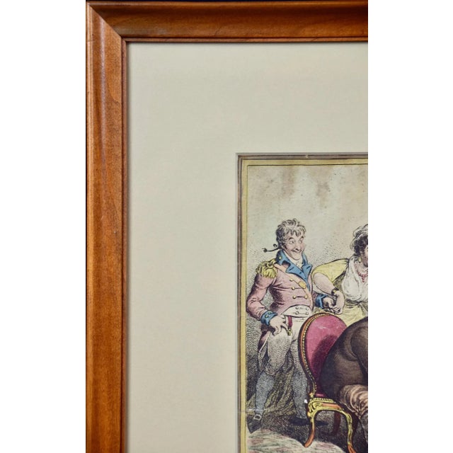 This hand-colored etching and aquatint caricature entitled "Playing in Parts" by James Gillray was published in London by...