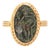 Byzantine Coin Ring W 21k Band, Size 8.25 For Sale