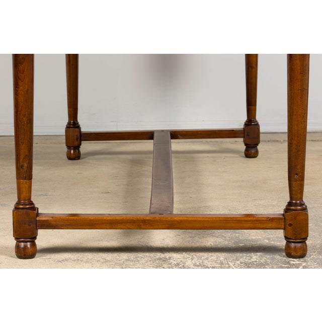 Mid-19th Century French Walnut Dining Table With Drawers, Provence For Sale - Image 11 of 18