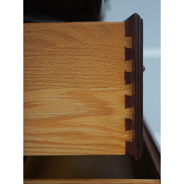 1980s Link Taylor Heirloom Mahogany High Chest For Sale - Image 5 of 16