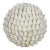 Vintage Decorative Shell Ball Sphere For Sale