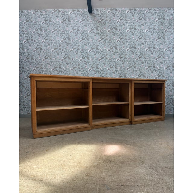 1950s Vintage Oak Workshop Cabinet, 1950s For Sale - Image 5 of 12