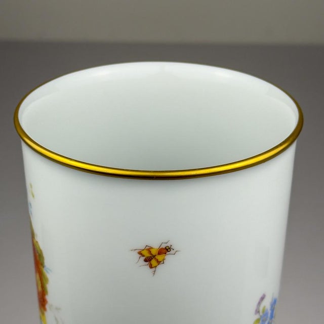 Vintage Porcelain Vase, Limoges, France, 1970s For Sale - Image 11 of 18