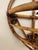 Boho Chic Bamboo & Rattan Round Wall Pocket For Sale - Image 10 of 12
