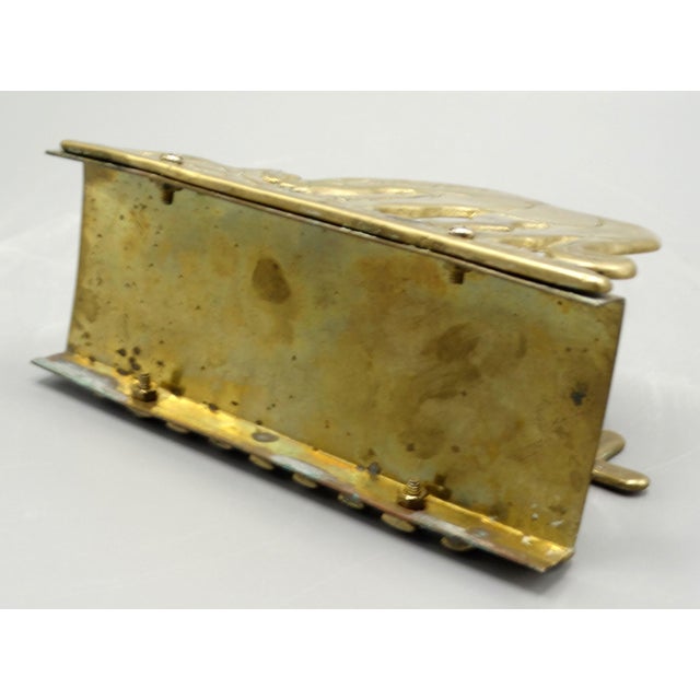 Metal Antique English Equestrian Letter Rack For Sale - Image 7 of 7