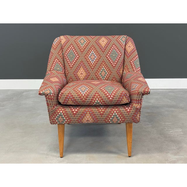 1960s Maple Mid Century Modern Lounge Chair For Sale - Image 4 of 8