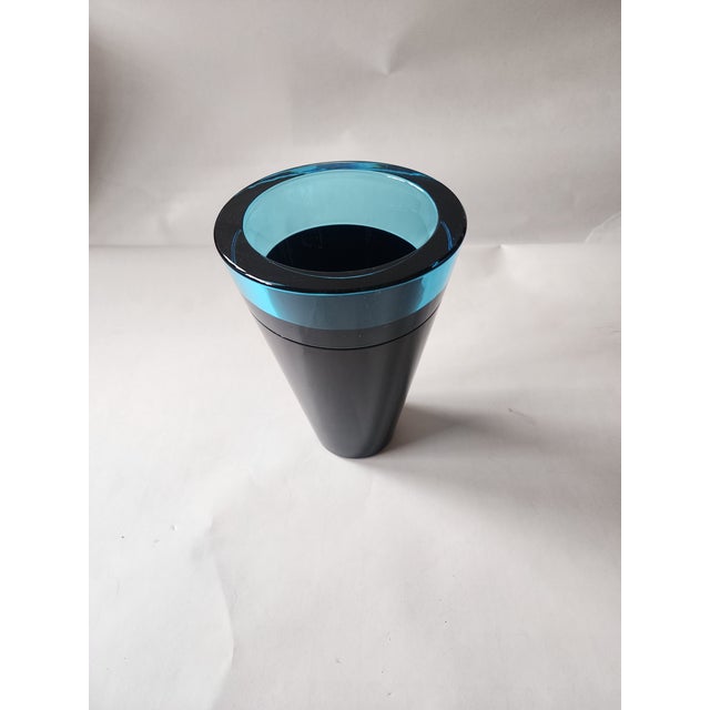 Soichiro Sasakura Art Glass Vase For Sale - Image 4 of 4