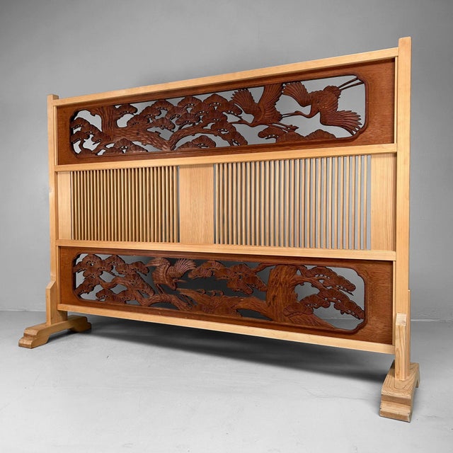 Vintage Japanese Room Divider, 1920s For Sale - Image 11 of 17