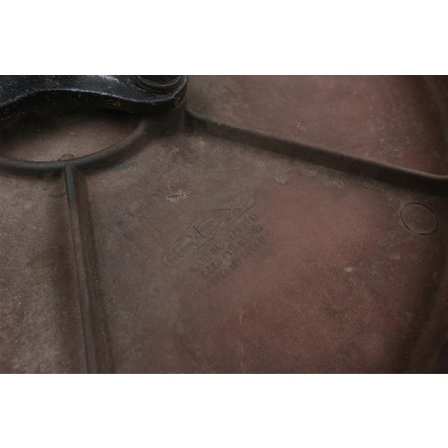Cast Iron Bistro Table with Bakelite Top from Louis Vuitton, France, 1930s For Sale - Image 10 of 12