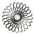 1970's Weathered Mirror Metal Starburst For Sale