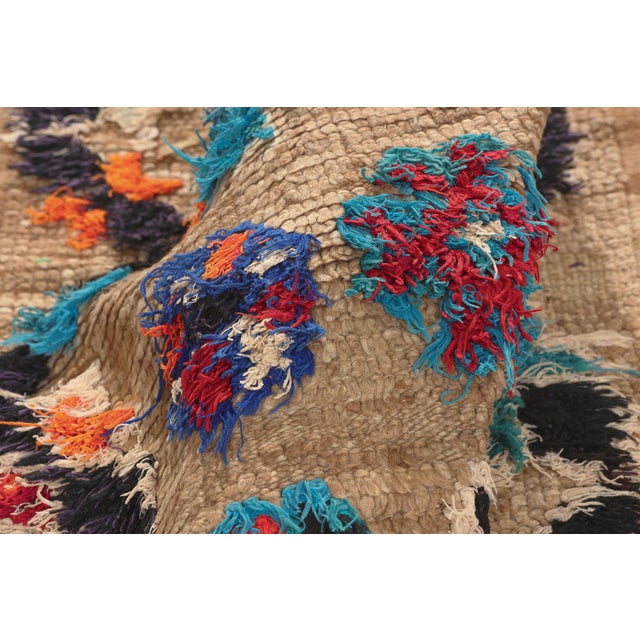 Vintage Boujad Moroccan Rug, 03'05 X 08'05 For Sale In Dallas - Image 6 of 10