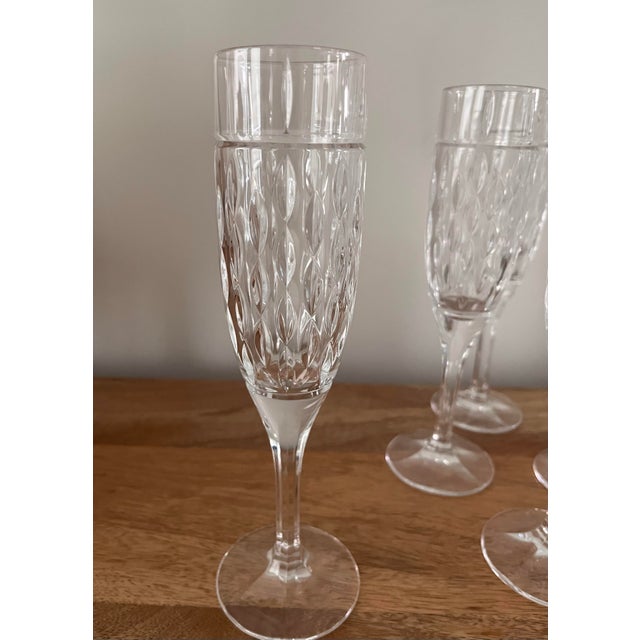 Ralph Lauren Crystal Champagne Flutes, Germany-Set of 8 For Sale In Houston - Image 6 of 9