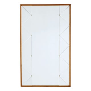 Large Mid-Century Swedish Harlequin Mirror, 1960s For Sale