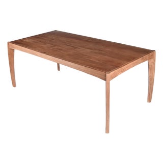 SoLeoni 78" Solid Wood Dining Table Walnutlid Wood Dining Table Walnut For Sale