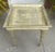 John Hutton for Donghia Silver Giltwood Side Table W Telescope Legs For Sale In Los Angeles - Image 6 of 7