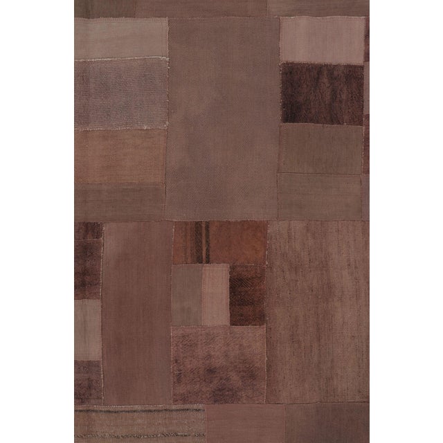 Traditional Vintage Turkish Rug With Geometric Patchwork Composition - Rug & Kilim For Sale - Image 3 of 10