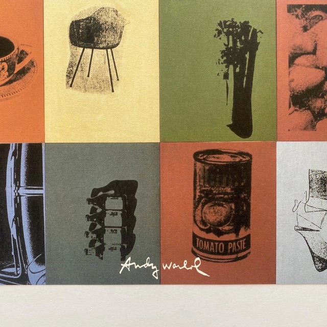 Paper Andy Warhol Vintage 1986 Limited Edition Large Fine Art Lithograph Print " Corporate Trade Ad : Container Corporation of America " 1963 For Sale - Image 7 of 12