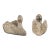 Vintage Pair of Stone Swan Planters From England For Sale