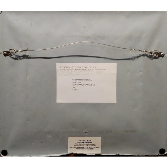 William Posey Silva -Marine Mist in a Costal View of Carmel-Painting For Sale In Los Angeles - Image 6 of 7