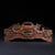 Late 20th Century Vintage Hardwood Tray With Mother-of-Pearl Bird and Floral Inlay For Sale - Image 5 of 9