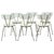 Grey Formica and Chrome Dining Chairs, 1960s, Set of 6 For Sale - Image 12 of 18