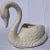 Vintage Large White Ceramic Swan Figurine For Sale - Image 10 of 10