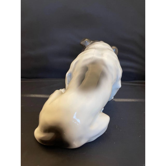 Early 20th Century German Porcelain Figure of a Bulldog, Early 20th Century For Sale - Image 5 of 6