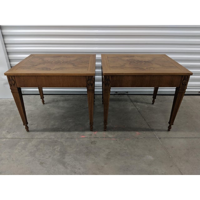 20th CenturyTraditional Baker Furniture Lamp End Tables ...