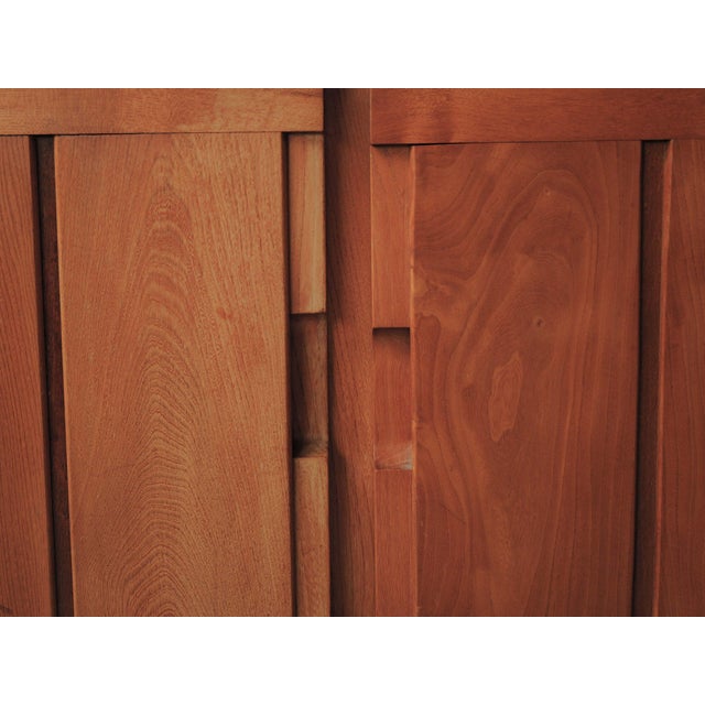 Large Elm Sideboard, France, 1980s For Sale - Image 10 of 17