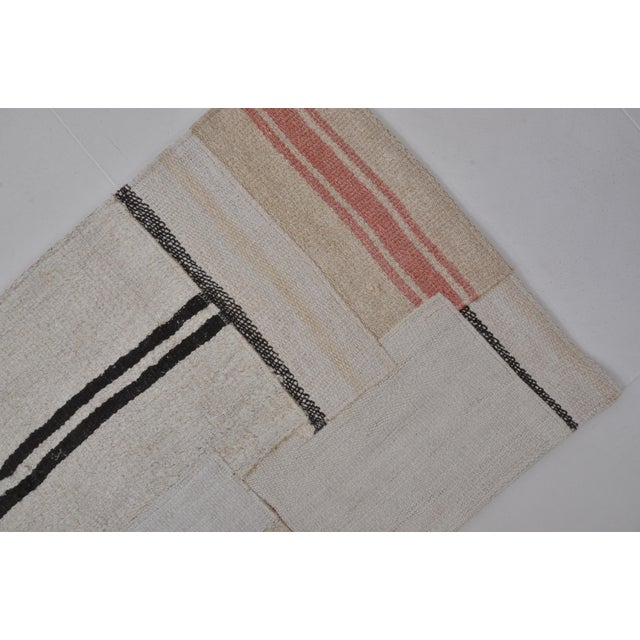 Vintage Anatolian Hemp Runner Rug For Sale - Image 9 of 10