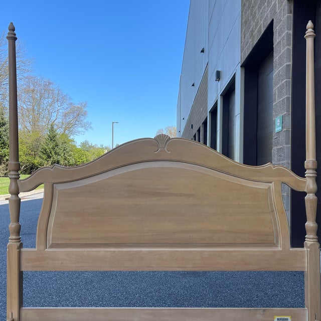 Farmhouse 1990s Ethan Allen Country French Birch Full Poster Bed in Bisque (26-5620) For Sale - Image 3 of 12