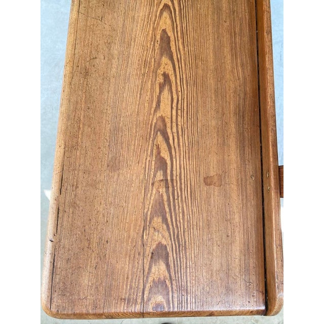 Late 19th Century English Antique Pine Church Pew For Sale - Image 9 of 10