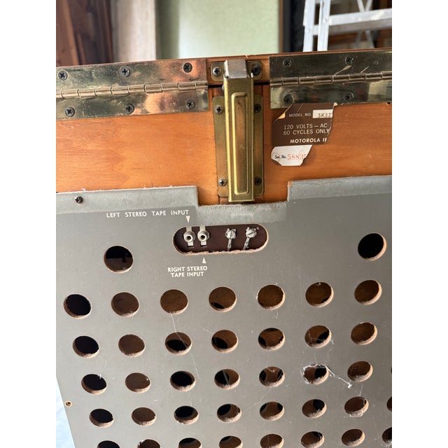 Cinnamon Mid-Century Modern Drexel Declaration Stereo Console For Sale - Image 8 of 8