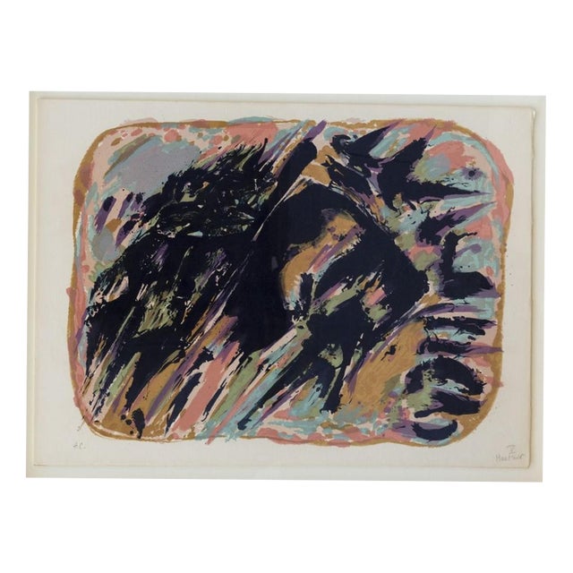 Alfred Manessier, Abstract Composition, 1975, Lithograph For Sale