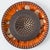 Ceramic Danish Round Ceramic Wall Light, 1970 For Sale - Image 7 of 15