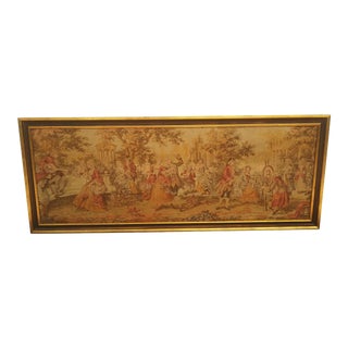 Antique 19th Century Framed French Tapestry For Sale