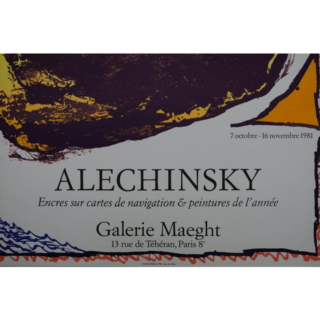 Pierre Alechinsky, Exposition 1981, Lithograph For Sale - Image 6 of 8
