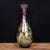 Chinese Inside-Painted Glass Vase – Bird & Bamboo Motif, Long Neck For Sale - Image 3 of 9