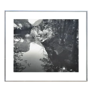 Sierra Mountain Reflections - Black & White Landscape Photograph by Robert Werling