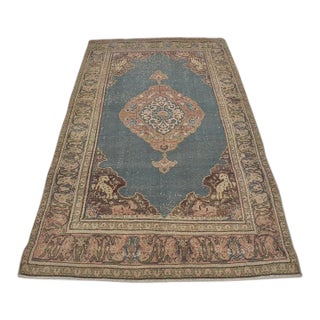 Mid 20th Century Multi-Medallion Geometric Tribal Area Rug For Sale