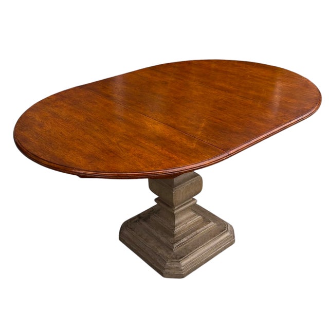 Dennis & Leen for Formations Round Pedestal Dining Table For Sale In Los Angeles - Image 6 of 7