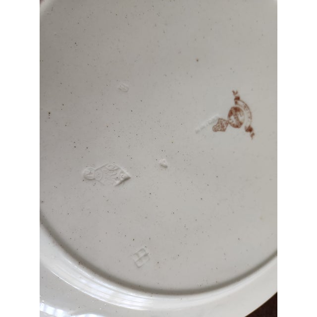 1940s 1940s Set of 4 Antique Art Deco 1940s Mintons Faisan Dinner Plate Minton Botanical Pheasant Bird Decor For Sale - Image 5 of 5