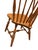 Brown Mid 20th Century Set of 4 Cherry Brace Back Windsor Style Dining Chairs by S. Bent & Bros., Inc. For Sale - Image 8 of 12