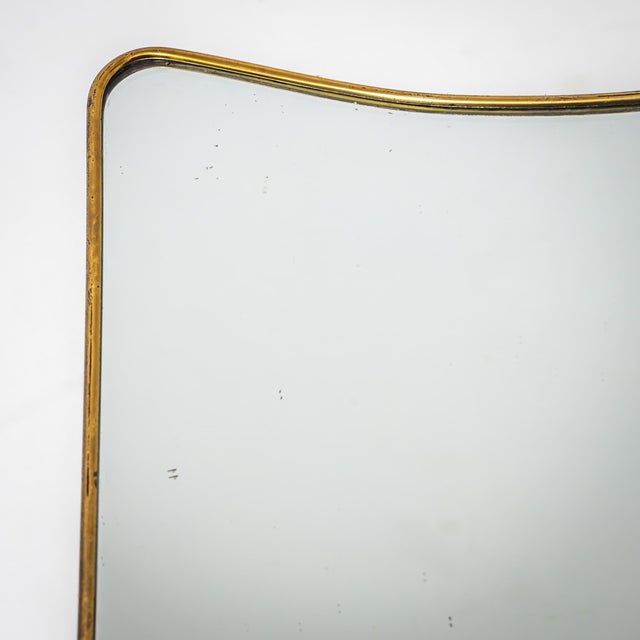 1950s Wall Mirror in the Style of Gio Ponti, Italy, 1950s For Sale - Image 5 of 7