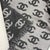 Chanel Grey Printed 65% Cashmere 35% Silk Scarf For Sale - Image 6 of 9