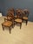 Wood Napoleon III Table and Chairs, Set of 7 For Sale - Image 7 of 13