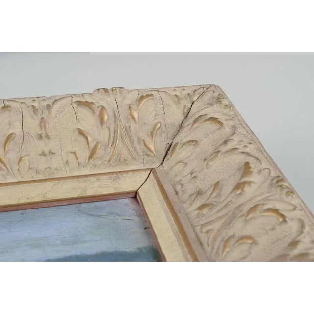 Garibaldi Lindberg, Lakeside Scene, Oil on Canvas For Sale - Image 8 of 10