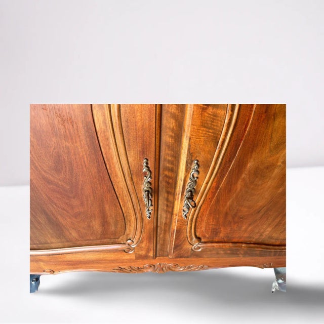 19th Century French Country Walnut Server For Sale - Image 10 of 11