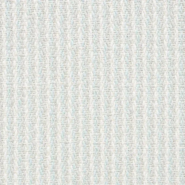 Sample - Schumacher Shoreline Stripe Fabric in Mineral For Sale